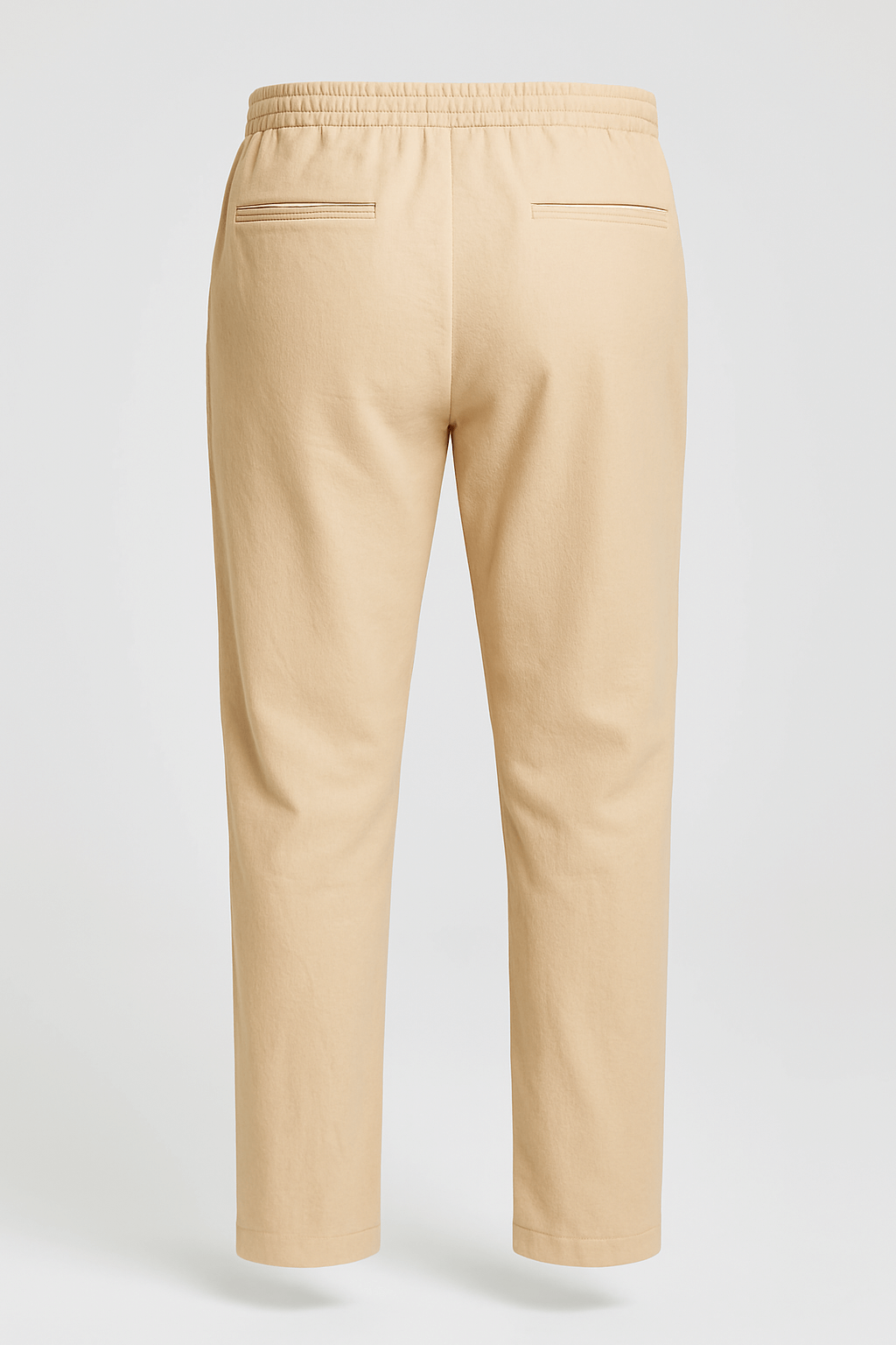 Herrebukser med Snøre - Beige - - Pants - Valmont Wear