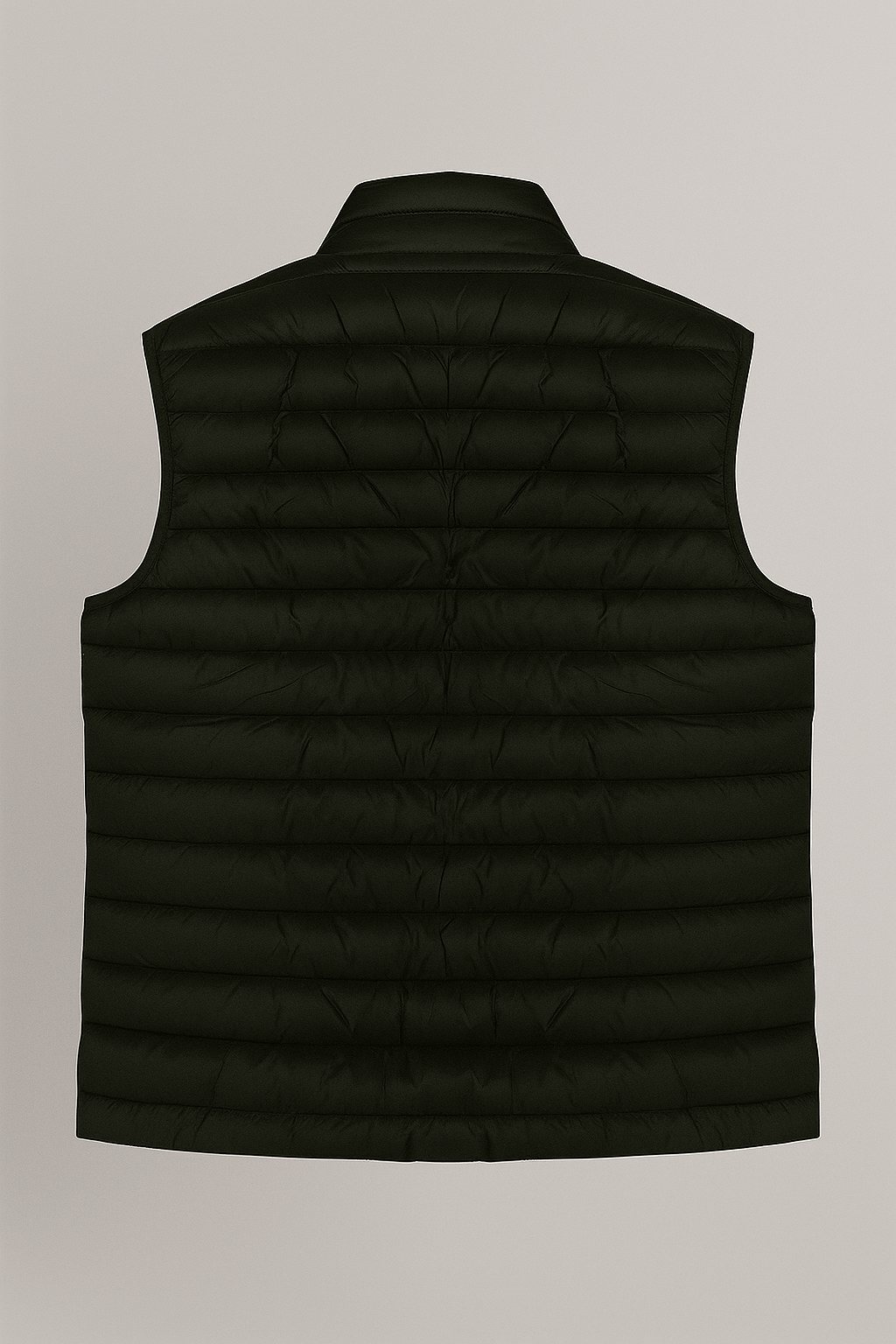 Premium Herre Mørk armygrøn Puffervest - - Puffer Vest - Valmont Wear