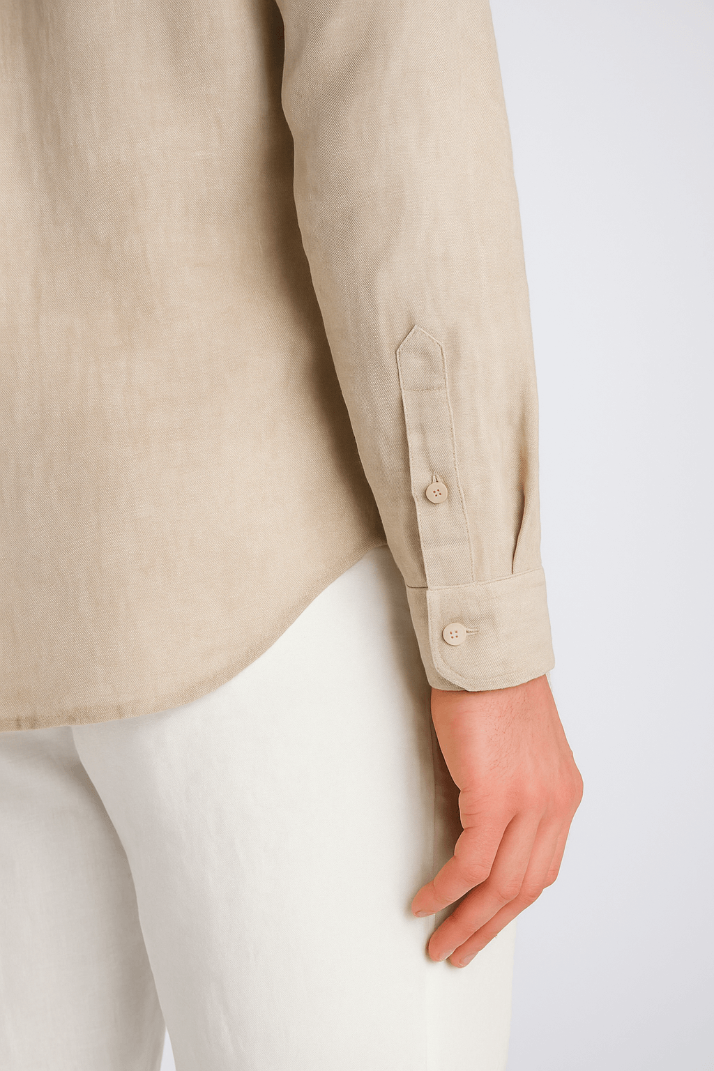 Monaco Linskjorte – Sand - - Linskjorte - Valmont Wear