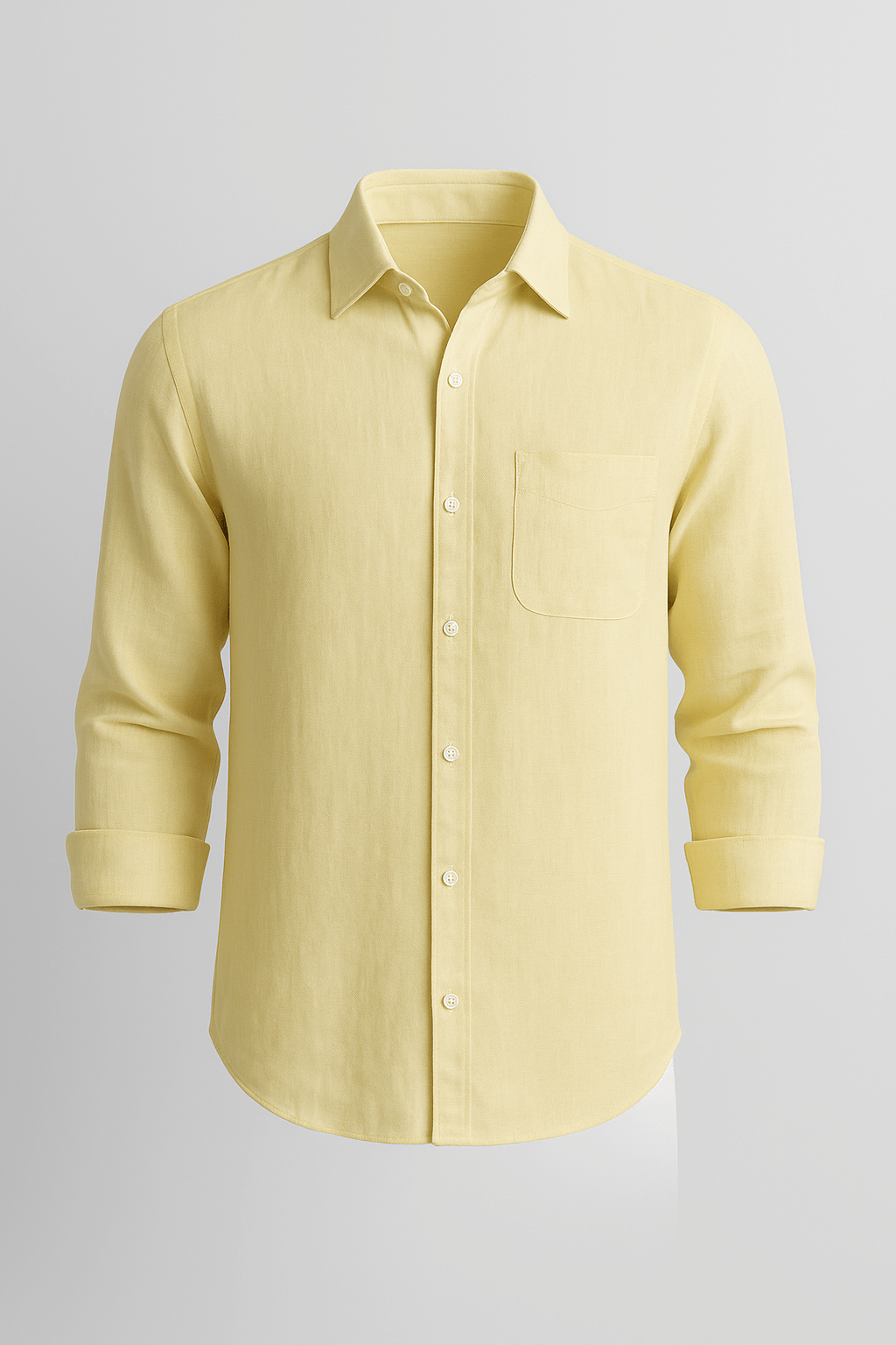 Monaco Linskjorte – Lysegul - - Linskjorte - Valmont Wear