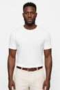 Tricou bărbați alb – slim fit, bumbac, moale, confortabil