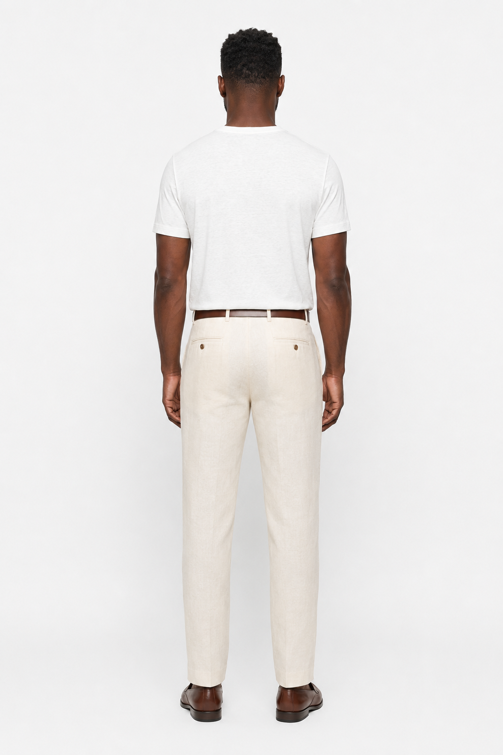 Hvid Slim Fit T-shirt til Mænd i Blød Bomuld – Komfortabel & Stilfuld - - Herre T-shirts - Valmont Wear