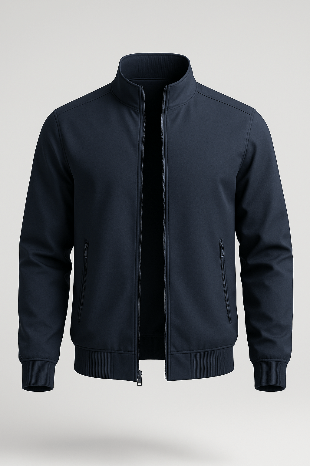 Klassisk Mørkeblå Bomberjakke - - Bomberjakke - Valmont Wear