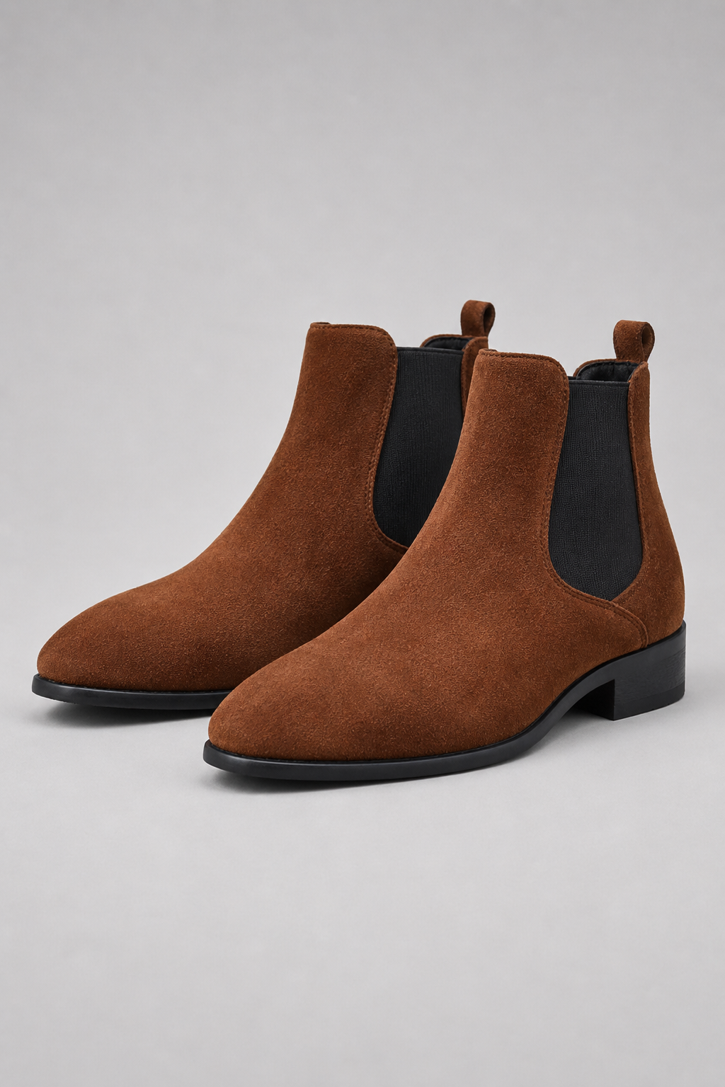 Men's Brown Suede Chelsea Boots – Comfortable Elastic Boots - Premium Quality, Fast Delivery