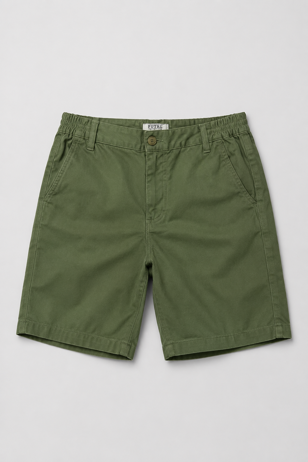 Herrshorts Grön Bomull – Bekväma, stilrena bomullsshorts för män
