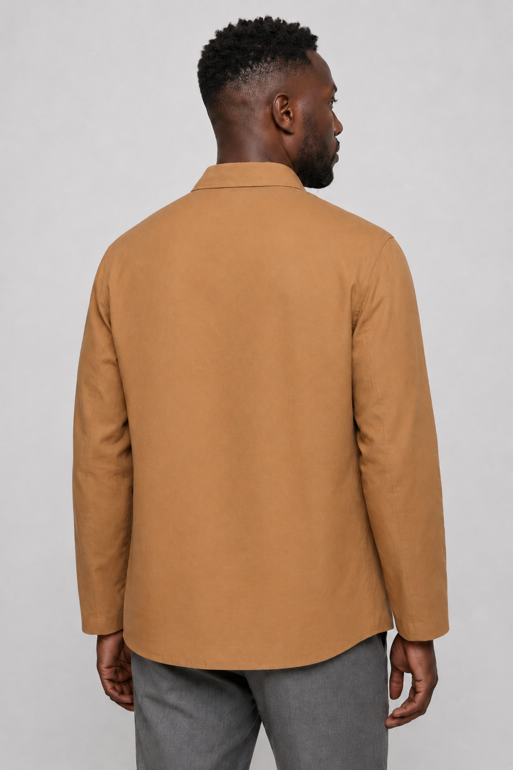 Beige Hør Blazer - Ustruktureret Sommer Jakke til Mænd