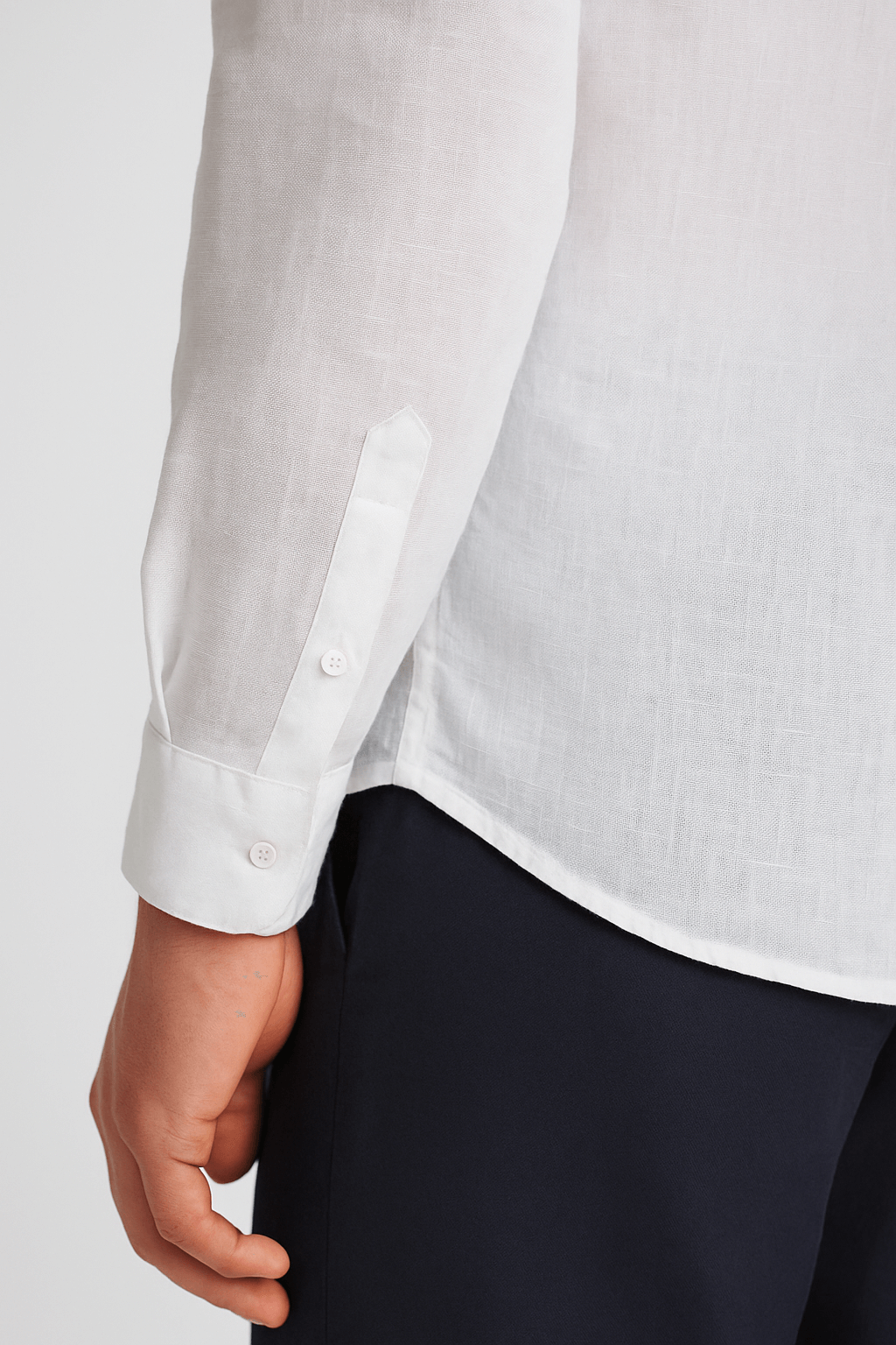 Monaco Linskjorte – Hvid - - Linskjorte - Valmont Wear