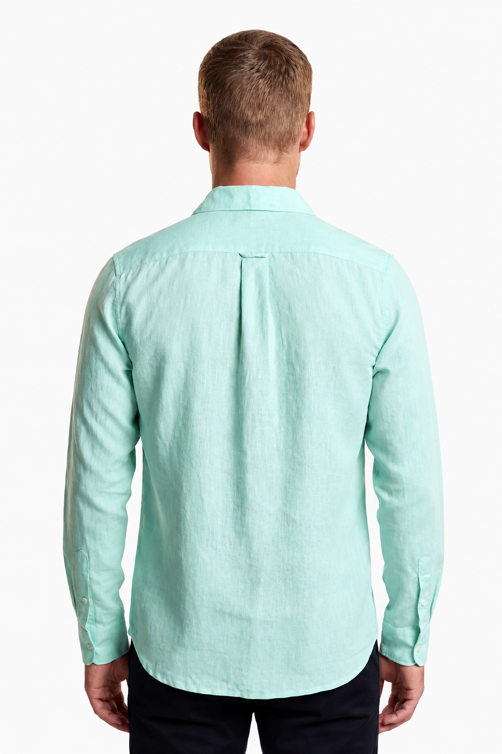 Monaco Summer Shirt Men Mint Green Microfiber