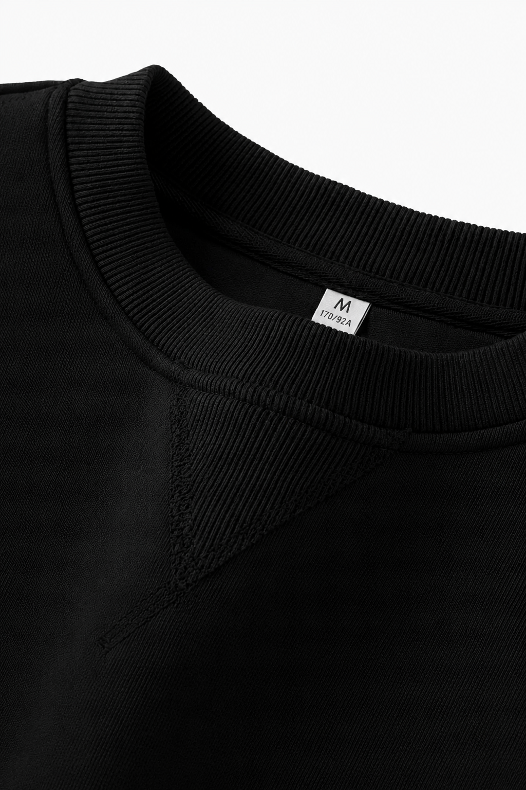 Oversized Striktrøje til Mænd - Sort - Premium Tekstilfiber - Heavyweight Rund Hals - - Sweatre - Valmont Wear