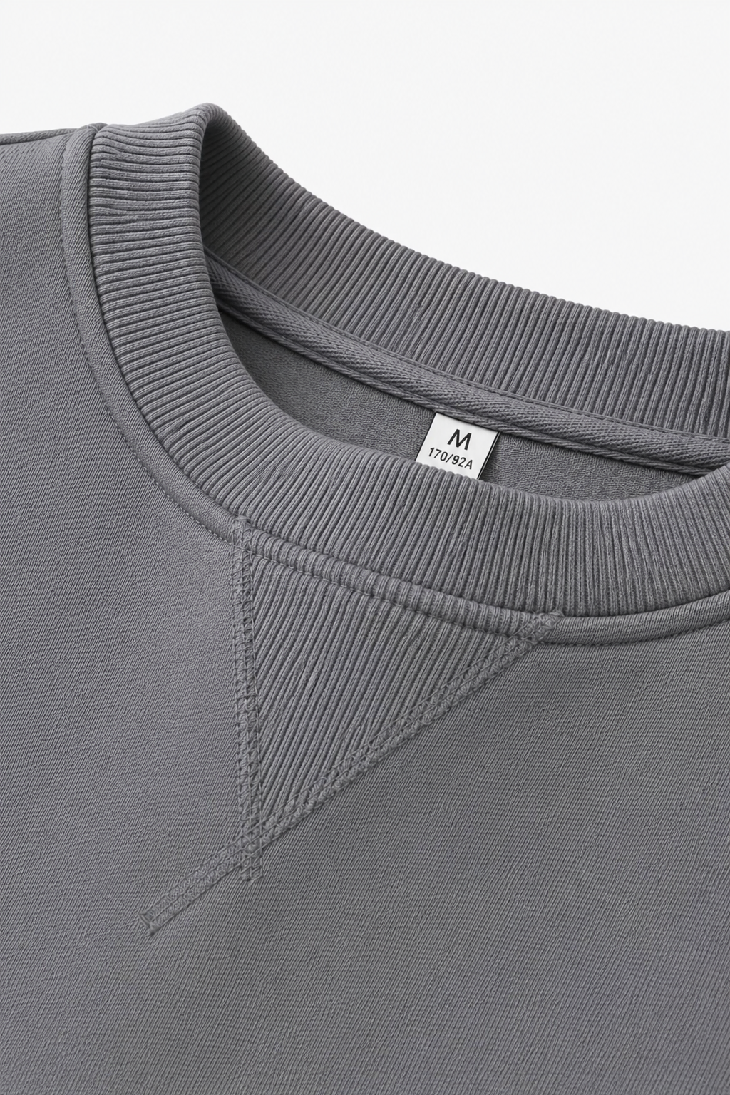 Oversized Striktrøje til Mænd - Grå - Uld - Heavyweight Rund Hals - - Sweatre - Valmont Wear