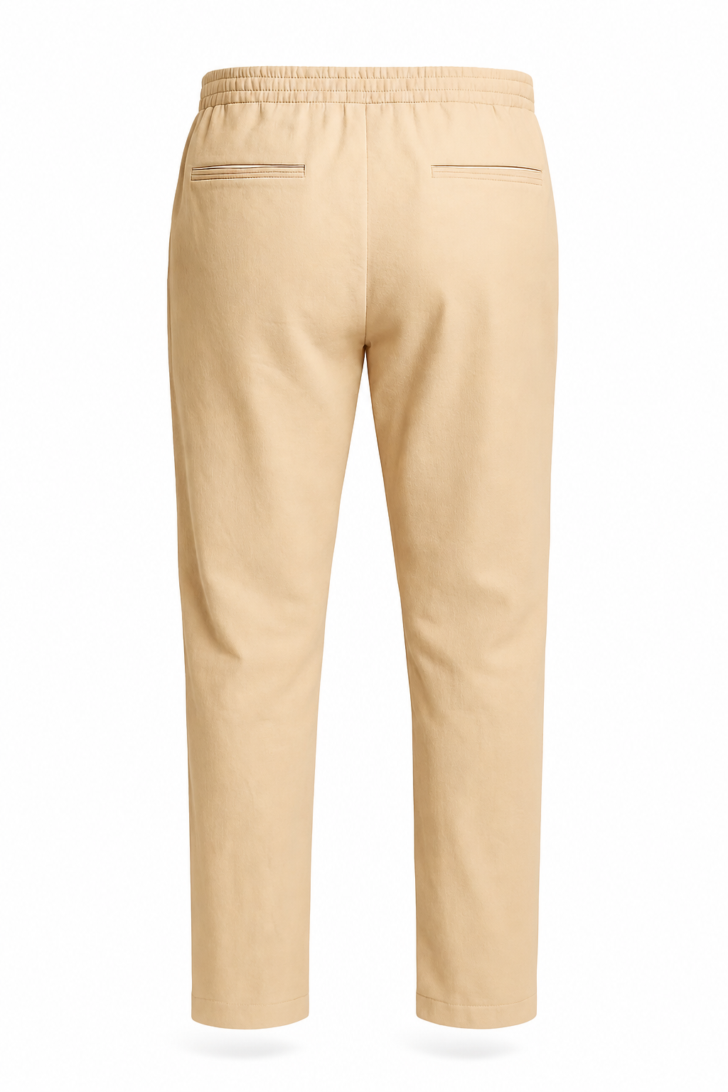 Bukser til Mænd - Beige - Uld - Regular Fit med Snøre - - Pants - Valmont Wear