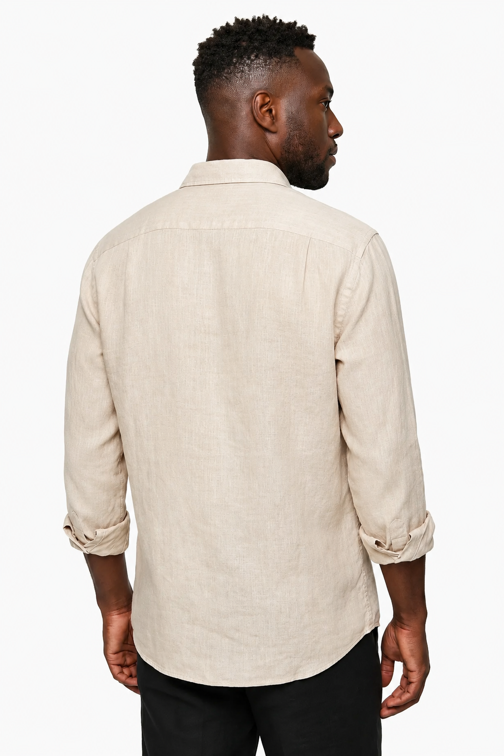 Herreskjorte Beige Letvægts Syntetisk Fiber – Premium Sommerskjorte til Mænd - - Skjorter - Valmont Wear
