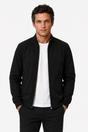 Herren Bomberjacke Schwarz | Klassische Regular Fit Jacke in Premiumqualität