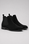 Chelsea Boots Mænd Sort Ruskind – Klassiske Slip-On Hverdagsstøvler - Sort - Boots - Valmont Wear