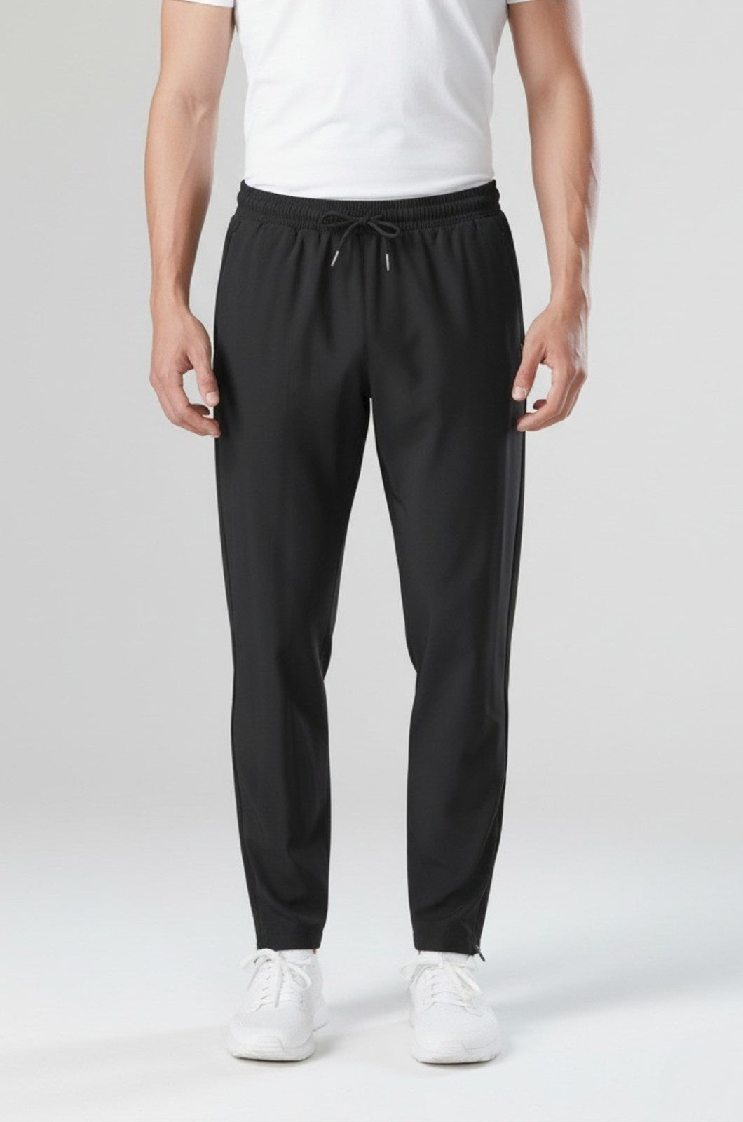 Herrebukser med Snøre - Sort - - Pants - Valmont Wear