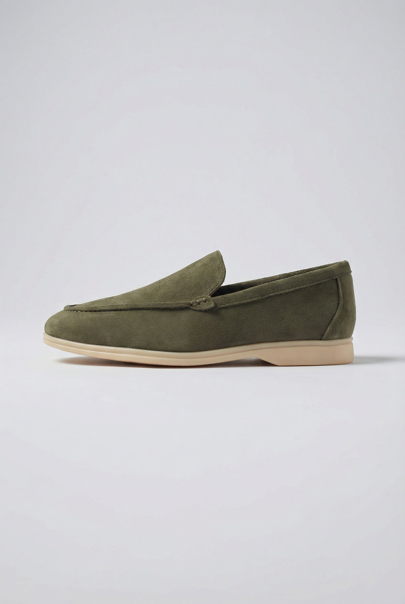 Casual Herreloafers – Olivengrøn