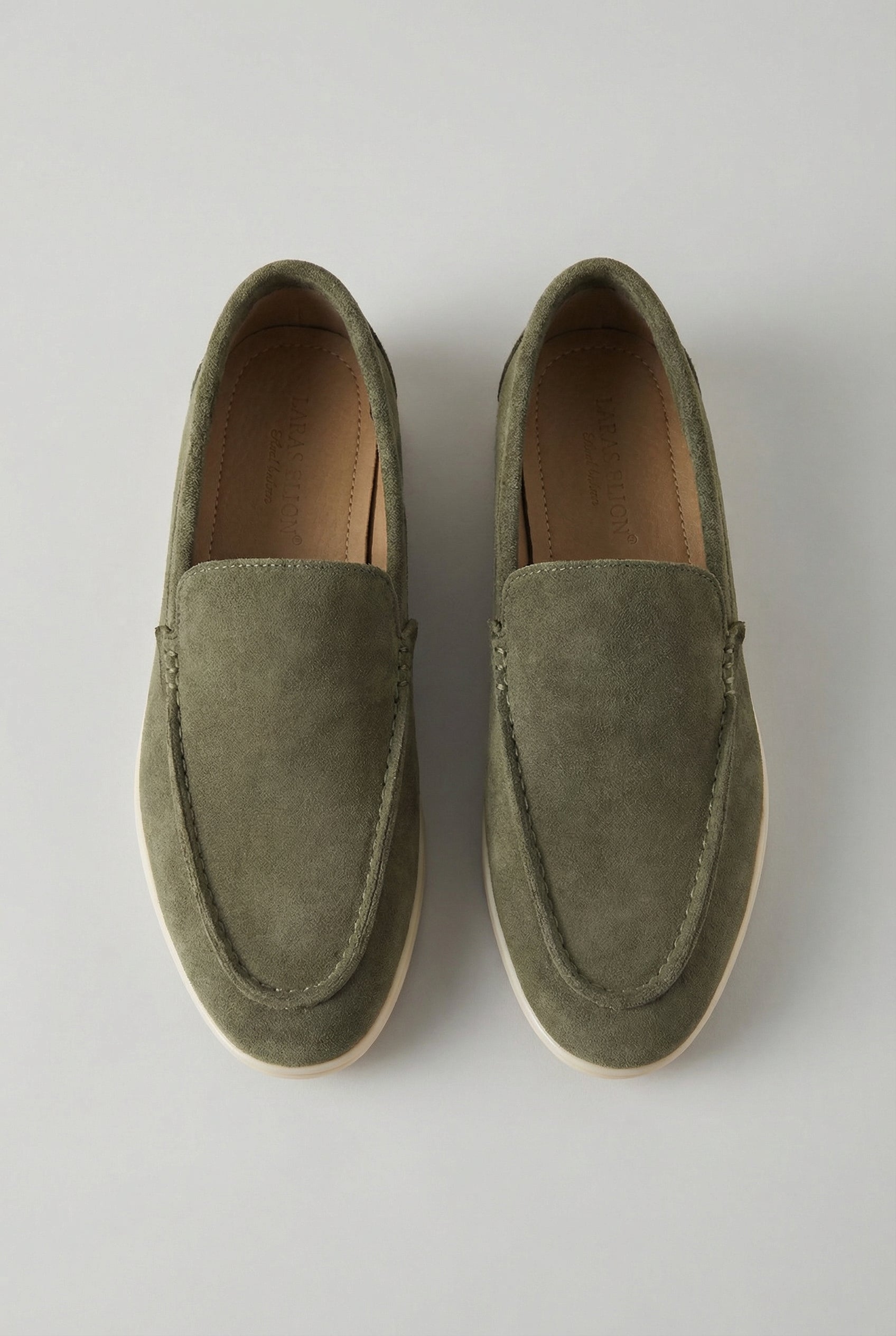 Casual Herreloafers – Olivengrøn