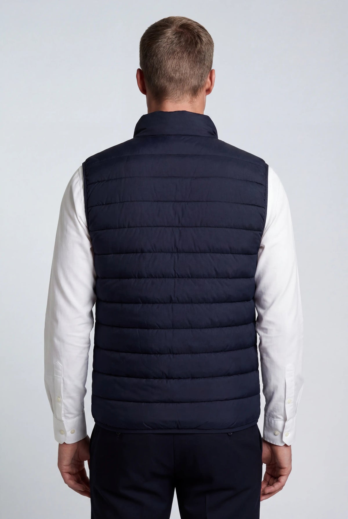 Premium Herre Marineblå Puffervest - Puffer Vest - Valmont Wear
