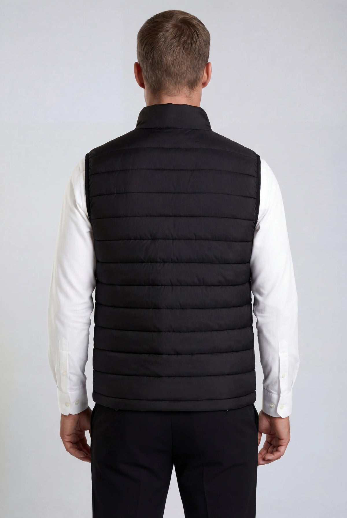Premium Herre Sort Puffervest - Puffer Vest - Valmont Wear