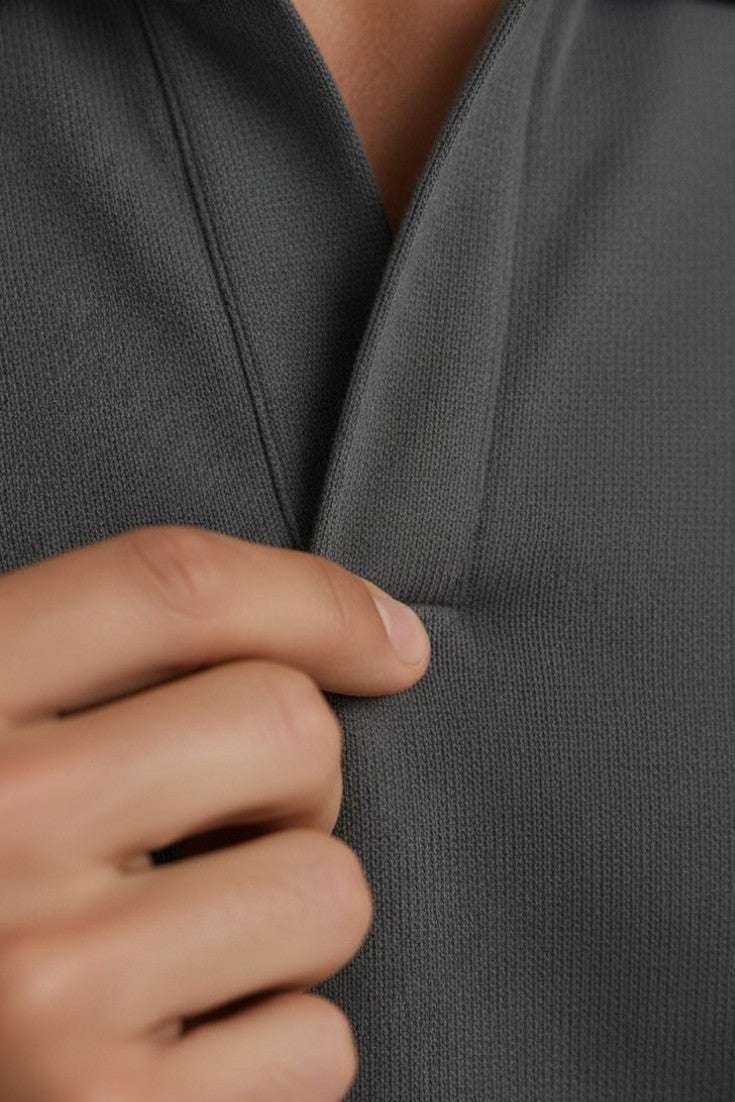 Polo Shirt Mænd i Teknisk Stof Slank Fit - - Polo skjorter - Valmont Wear