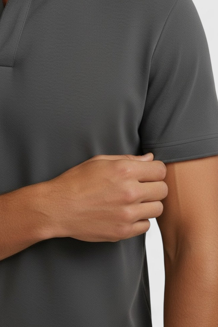 Polo Shirt Mænd i Teknisk Stof Slank Fit - - Polo skjorter - Valmont Wear