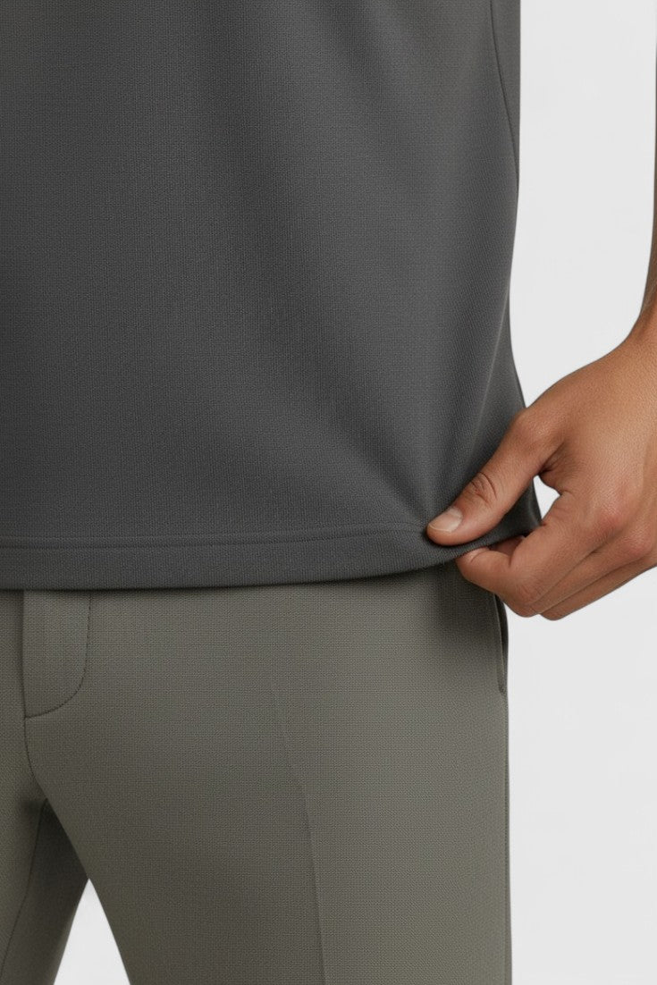 Polo Shirt Mænd i Teknisk Stof Slank Fit - - Polo skjorter - Valmont Wear