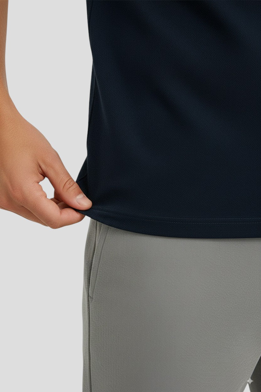 Polo Shirt Mænd i Teknisk Stof Slank Fit - - Polo skjorter - Valmont Wear
