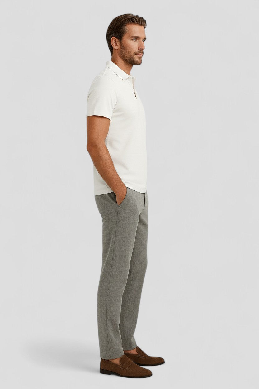 Polo Shirt Mænd i Teknisk Stof Slank Fit - - Polo skjorter - Valmont Wear
