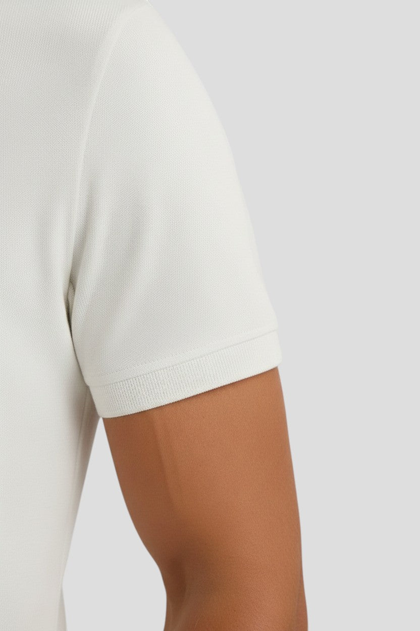 Polo Shirt Mænd i Teknisk Stof Slank Fit - - Polo skjorter - Valmont Wear