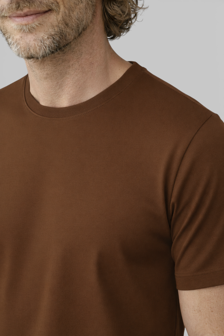 Herre Slim-Fit T-Shirt i Høj Kvalitet Bomuld