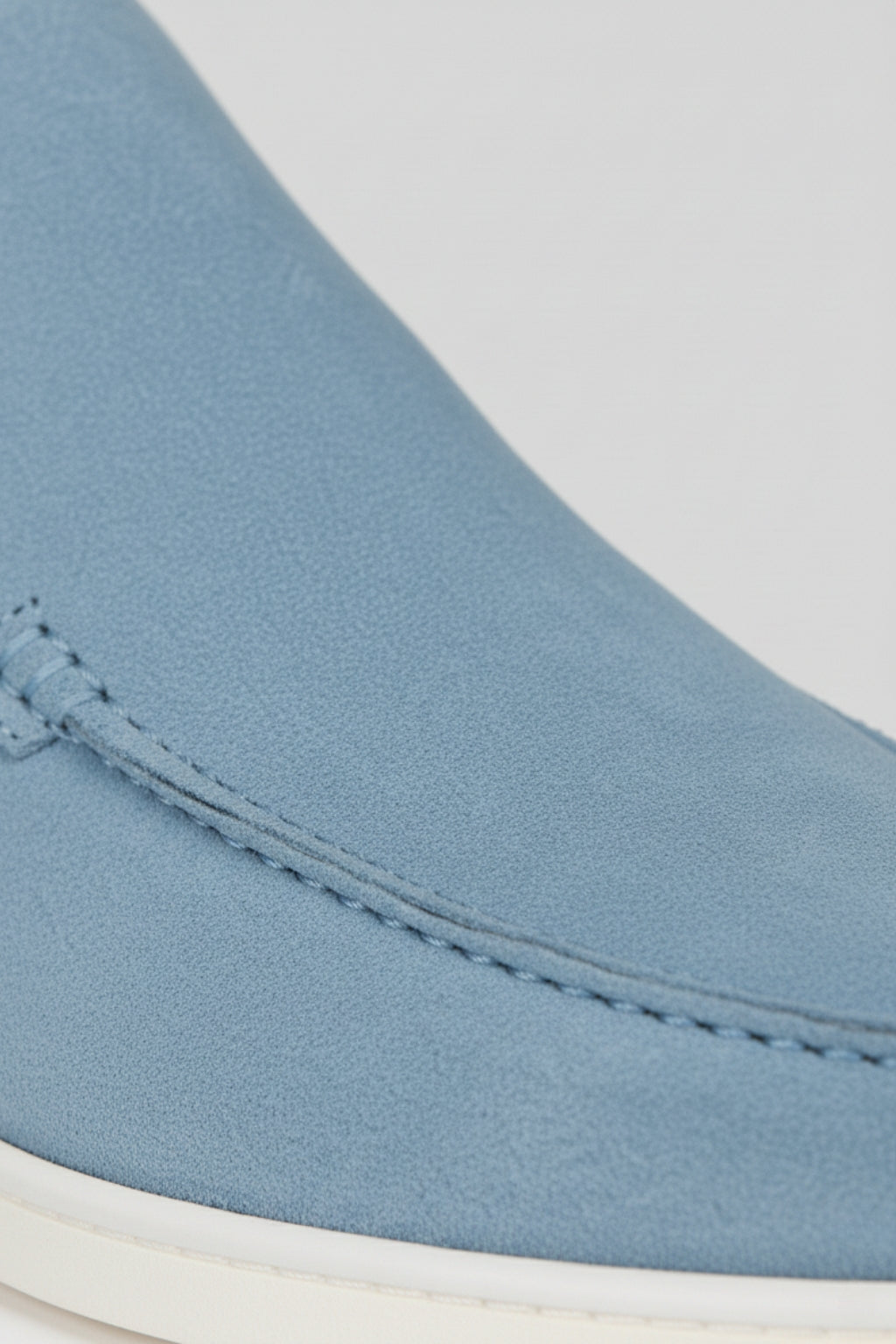 Herre Ruskinds Loafer Støvler – Slip-On Chukka Stil, Flad Hæl – Lyseblå - - Boots - Valmont Wear