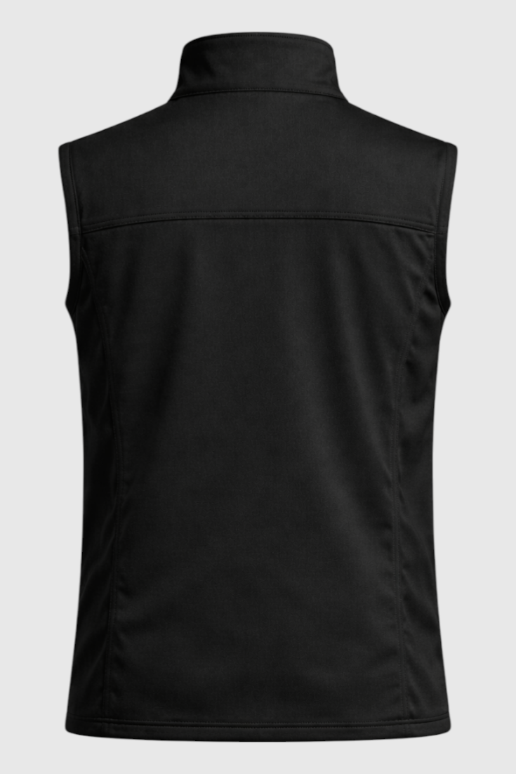 Komfortabel Herrevest i Stretch Fleece – Fuld Lynlås og Tidløst Design