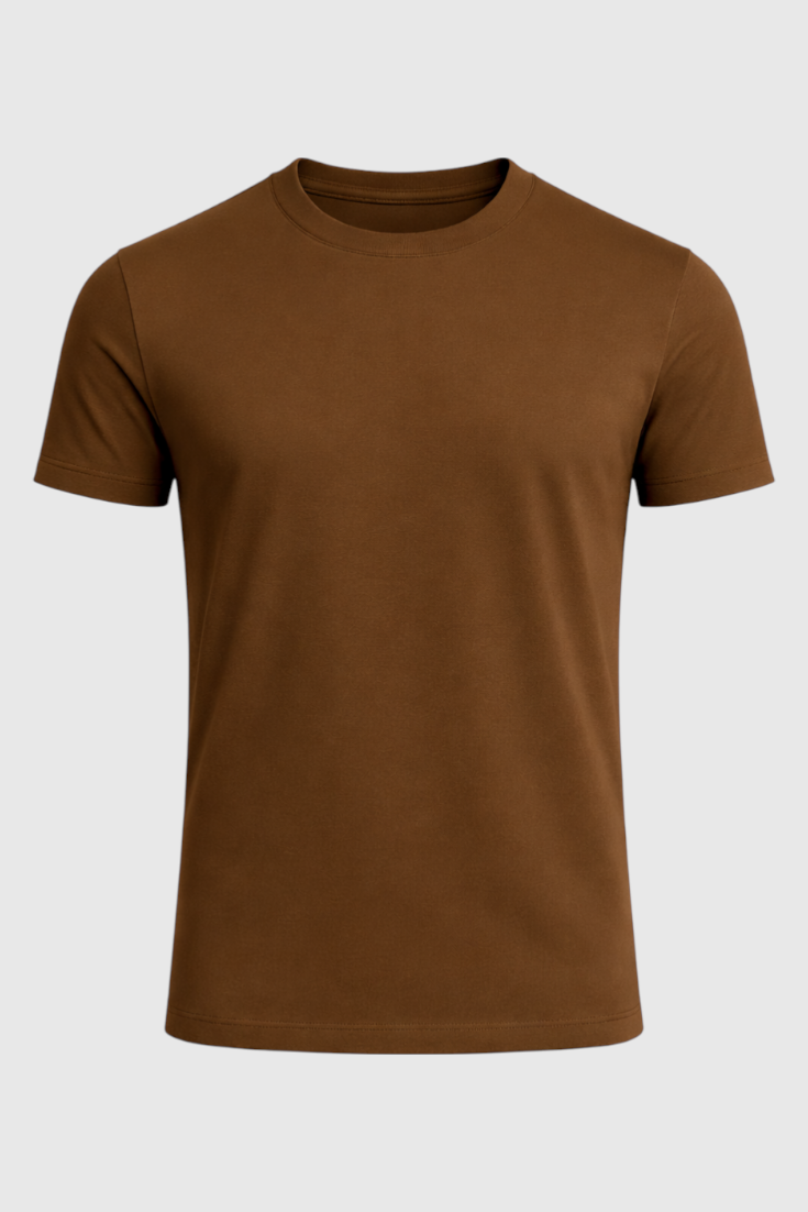 Herre Slim-Fit T-Shirt i Høj Kvalitet Bomuld - T-shirts - Valmont Wear