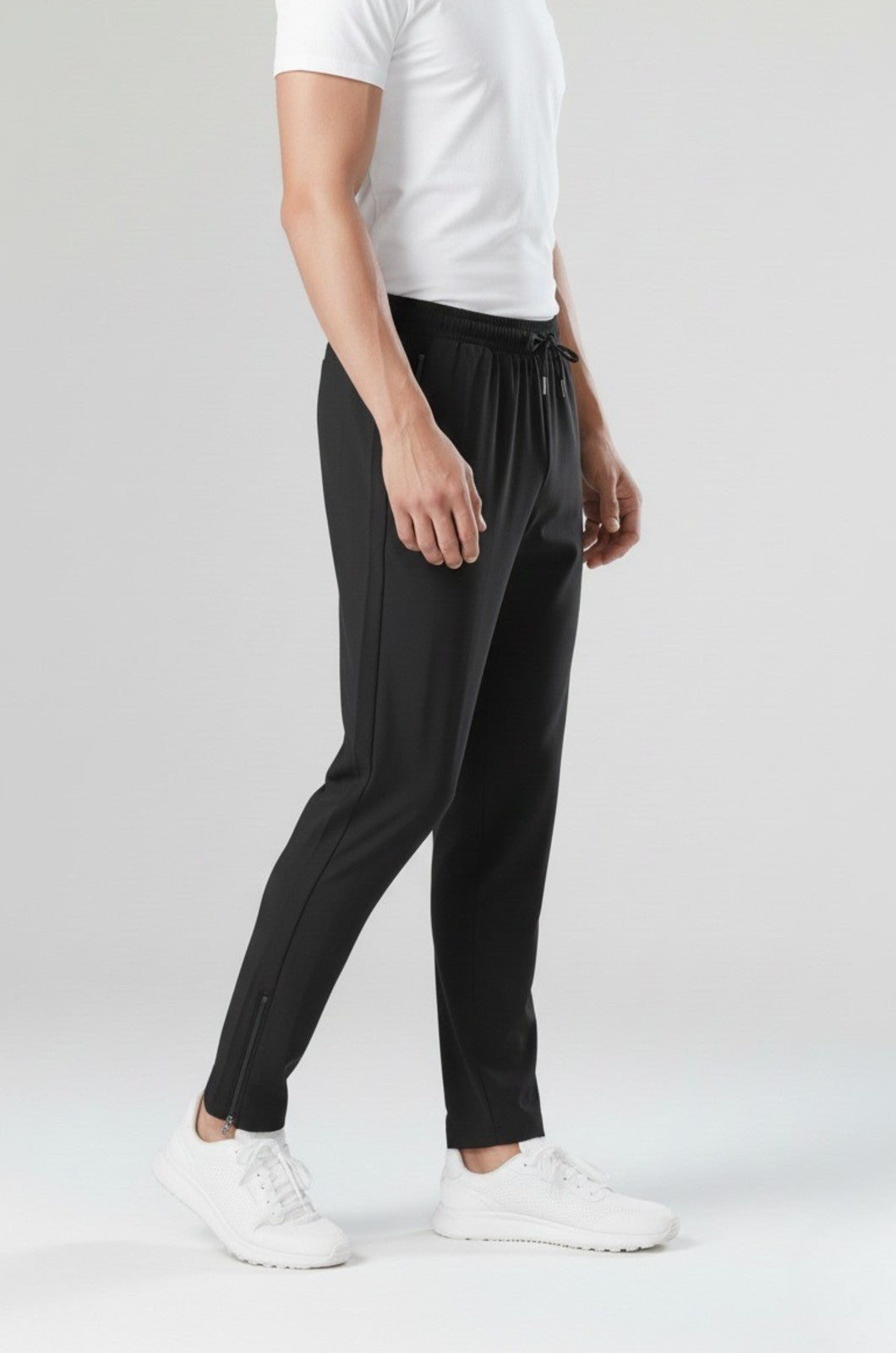 Herrebukser med Snøre - Sort - - Pants - Valmont Wear