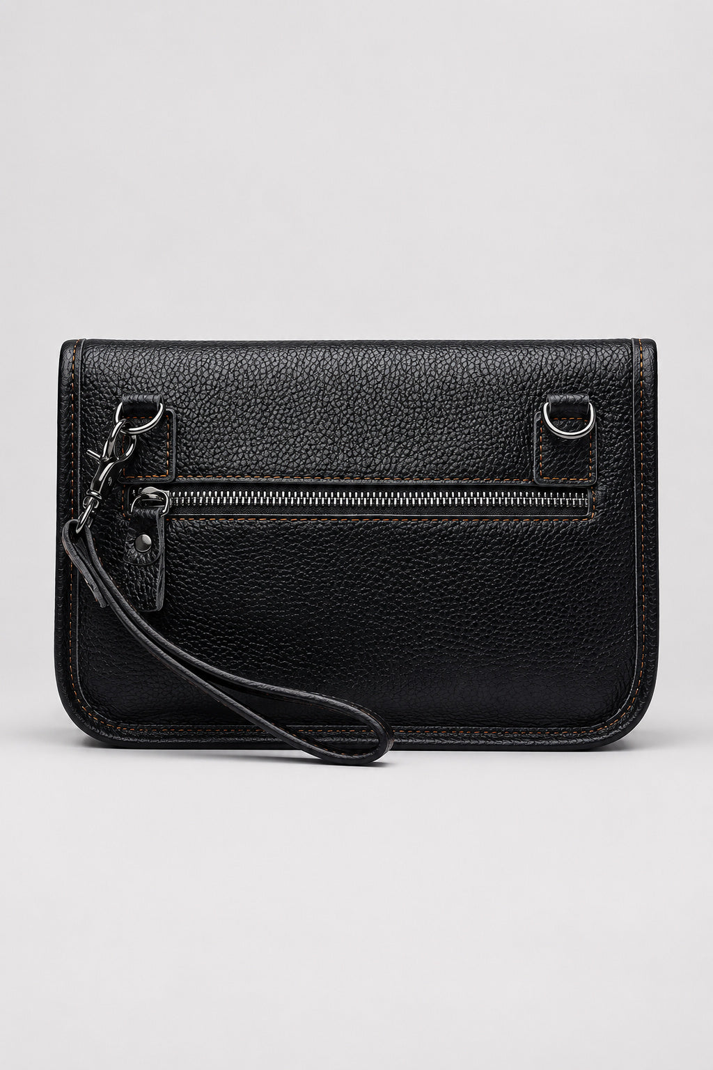 Sort crossbody-taske til mænd med justerbar rem - - Taske - Valmont Wear