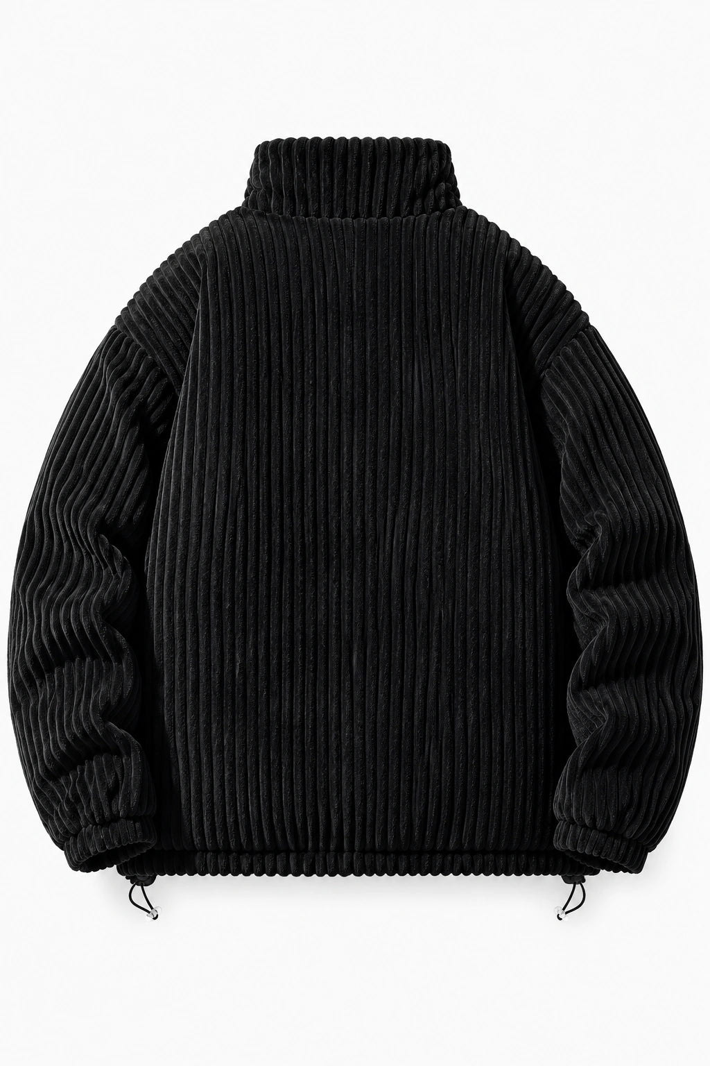 Jakke herre sort – pufferjakke, quiltet, ståkrave, lynlås, kort model - - Jakker - Valmont Wear