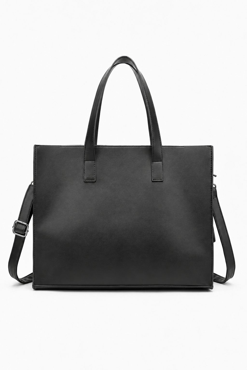 Elegante borsa da lavoro da uomo con manici e tracolla regolabile