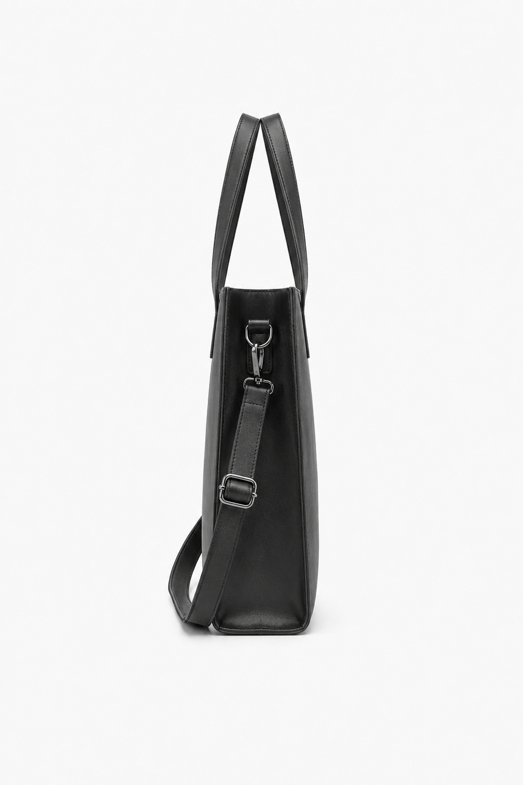 Elegante borsa da lavoro da uomo con manici e tracolla regolabile