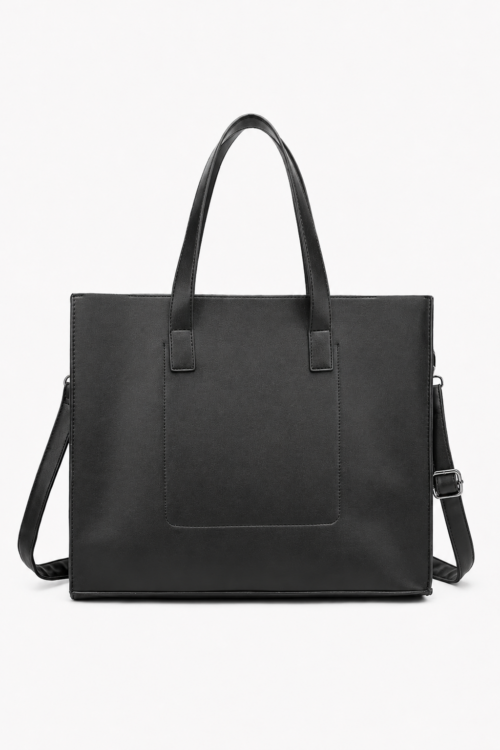 Elegante borsa da lavoro da uomo con manici e tracolla regolabile