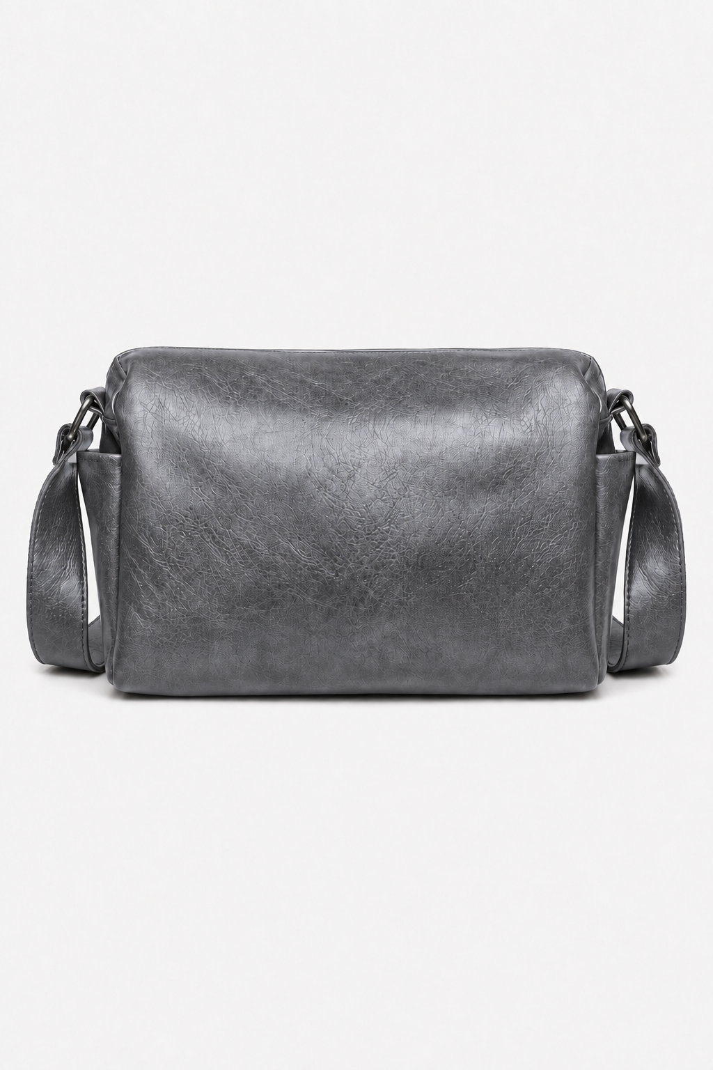Grå Crossbody-taske til Herre – Justerbar Skulderrem og Organiseret Indretning
