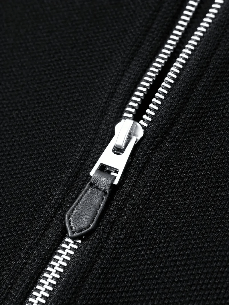 Klassisk Sort Strikket Ærmeløs Vest - - Veste - Valmont Wear