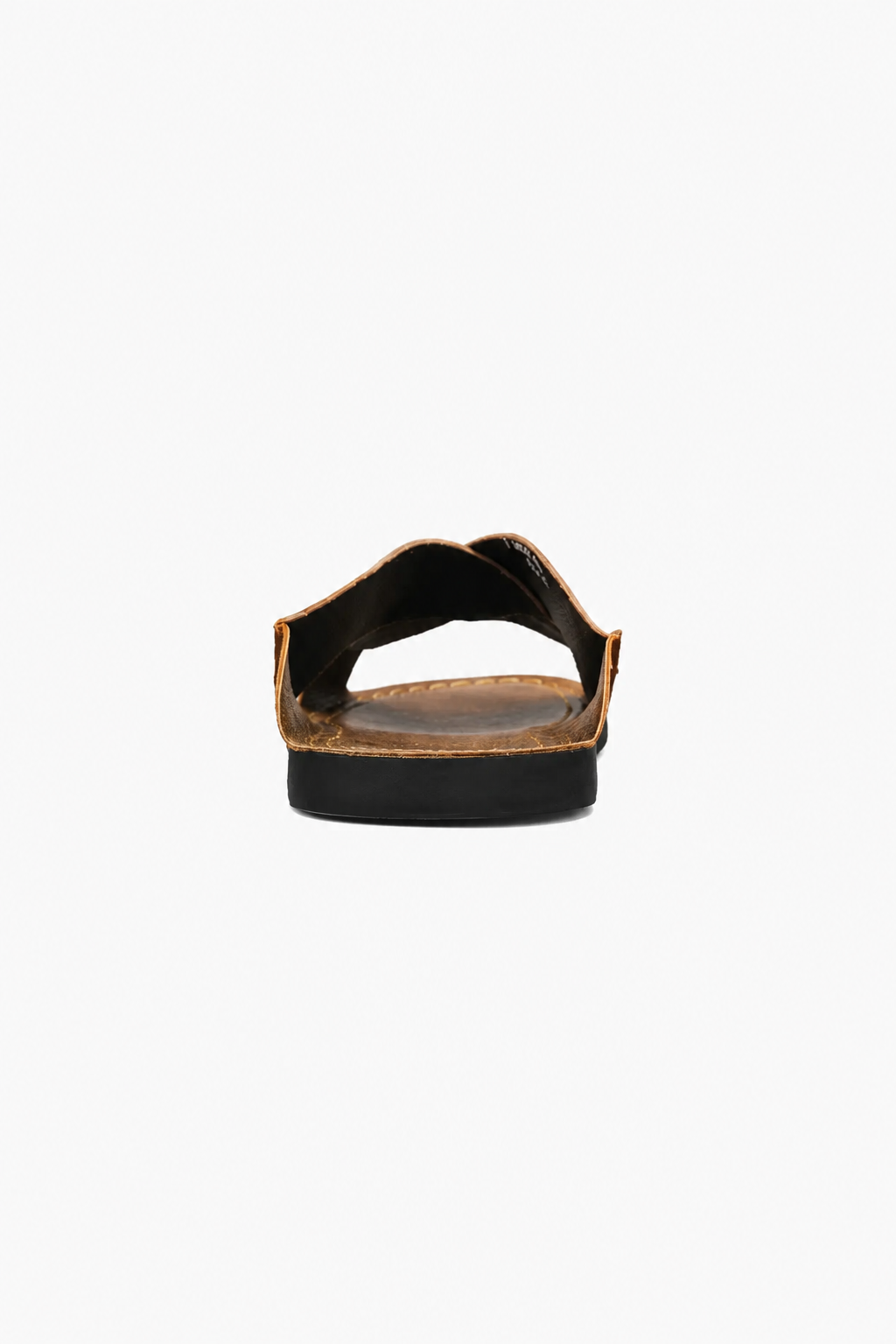 Brune Herresandaler i Læderlook – Stilfuldt Krydsrem Design - - Sko - Valmont Wear