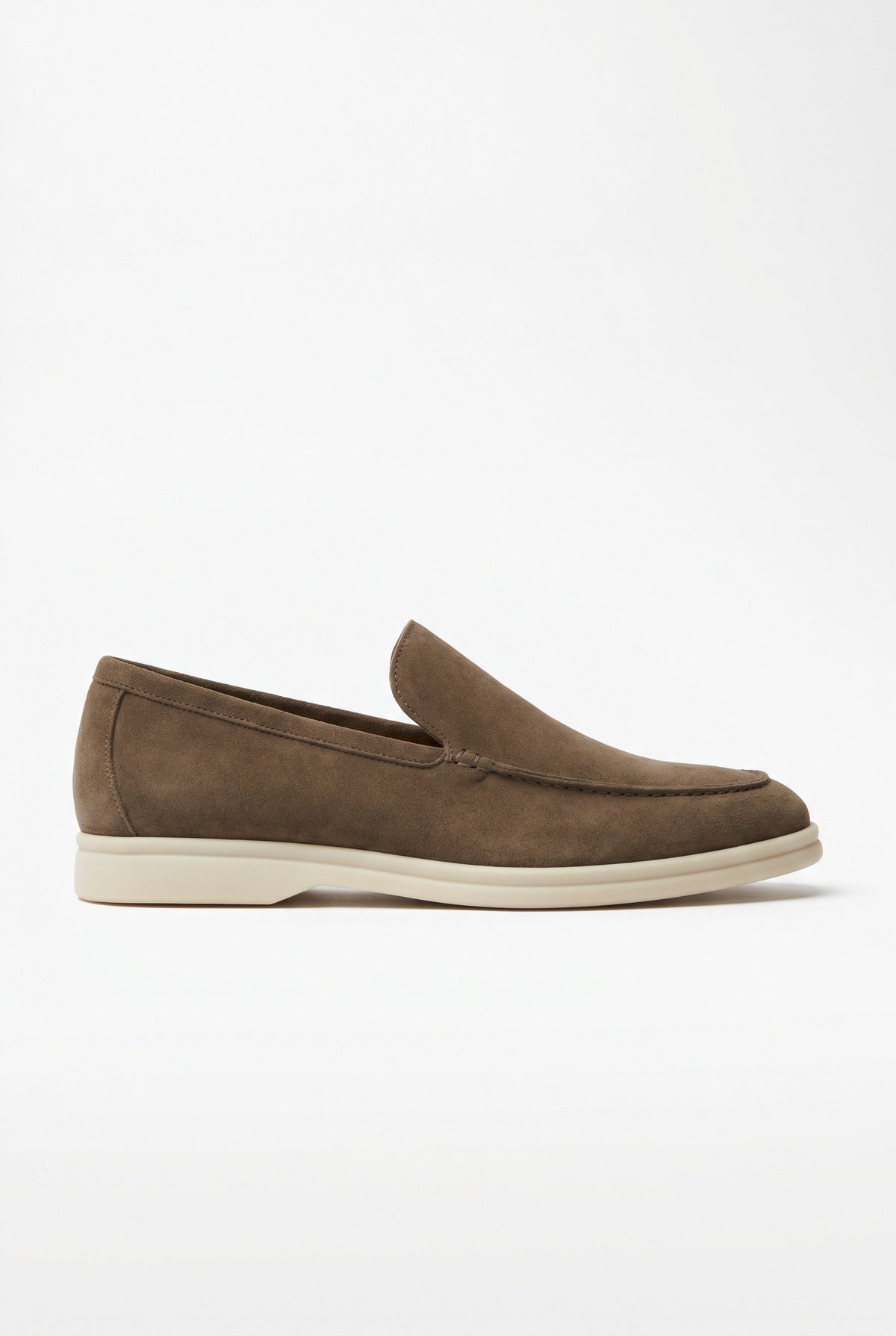 Mørk Taupe Penny Loafer - frame 1