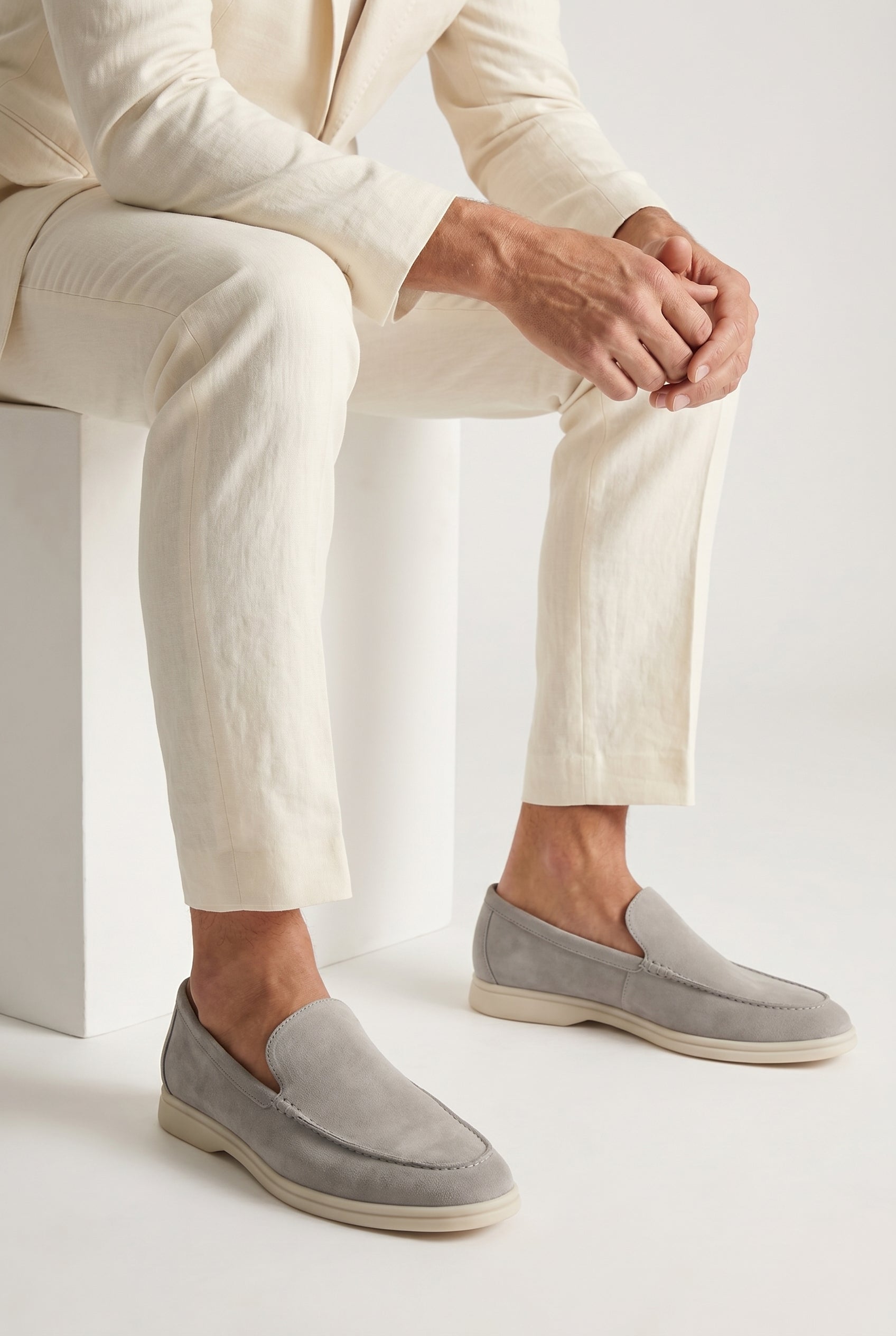 Lys Grå Penny Loafer - frame 2