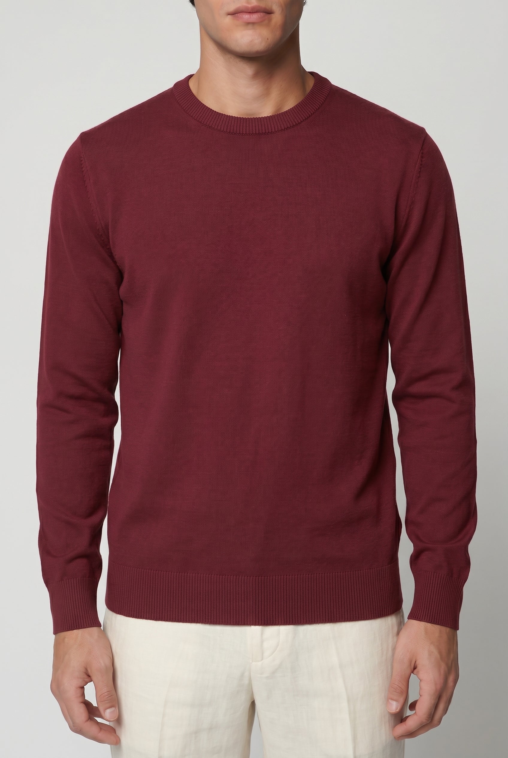 Bordeaux sweatre hero - garment dominant