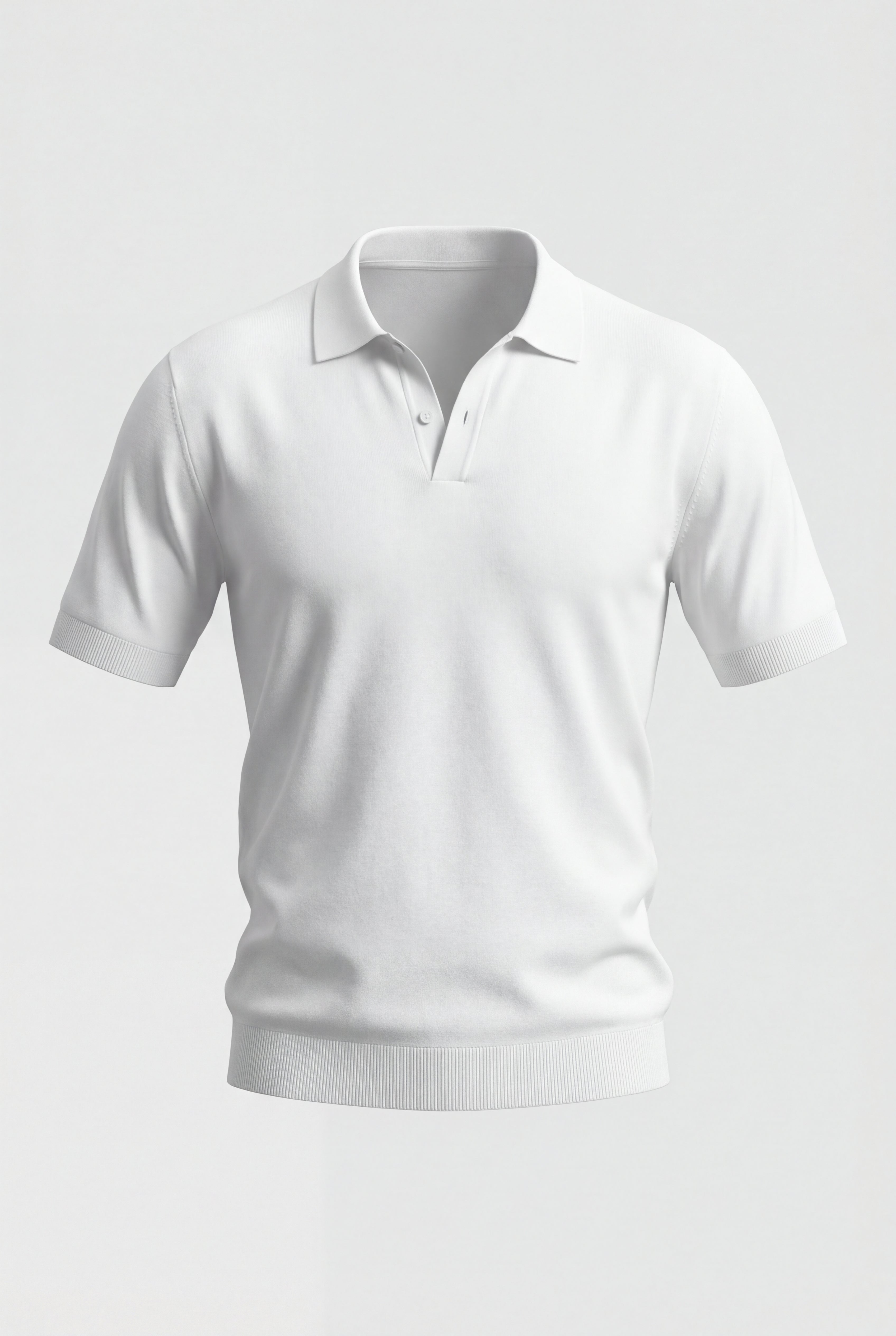 Ensemble d'été complet pour hommes - Polo en maille, short en lin et mocassins en daim - Crème blanc et bleu marine