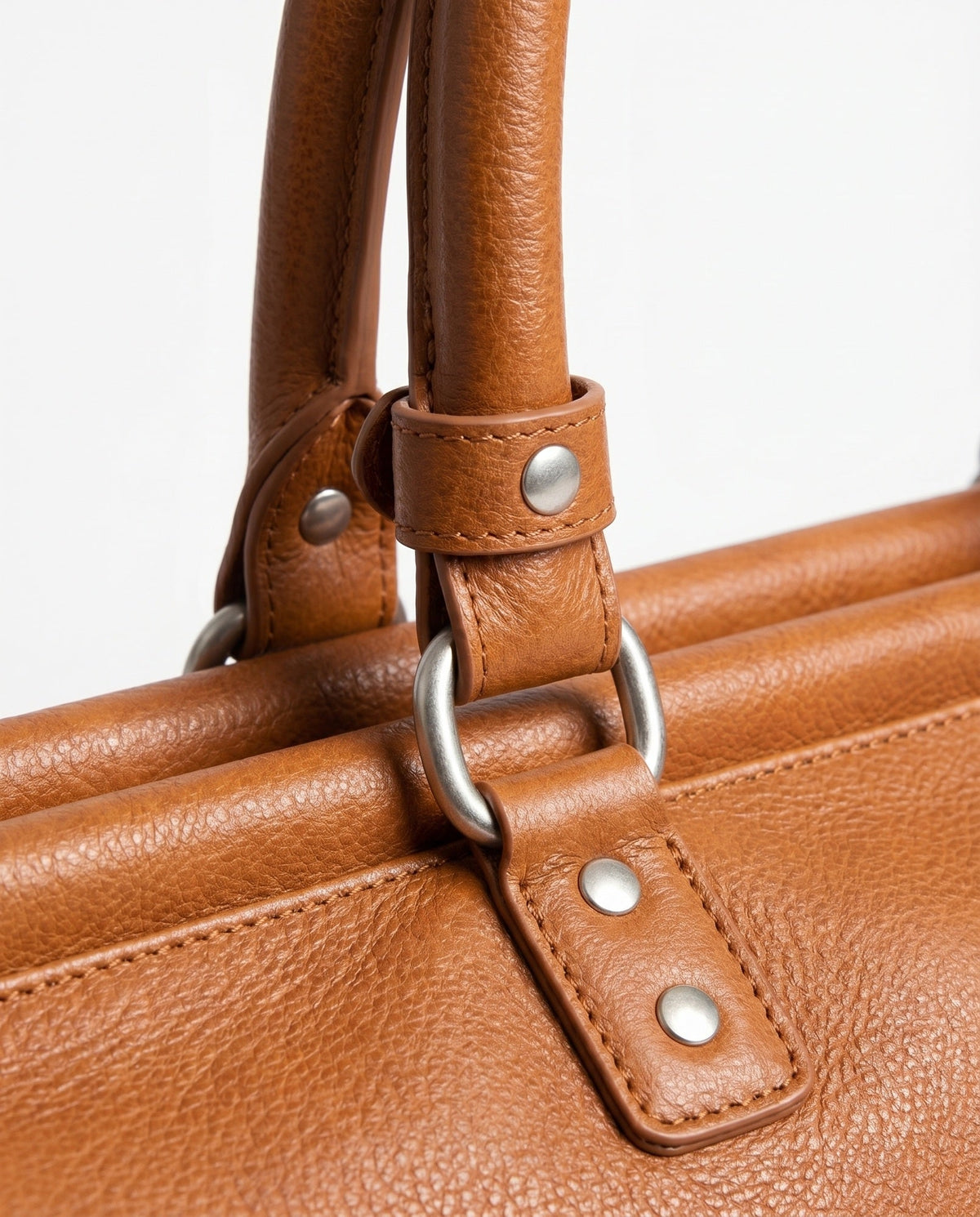 Vintage Leder-Arztkoffer für Herren – Tan Cognac Weekendreisetasche