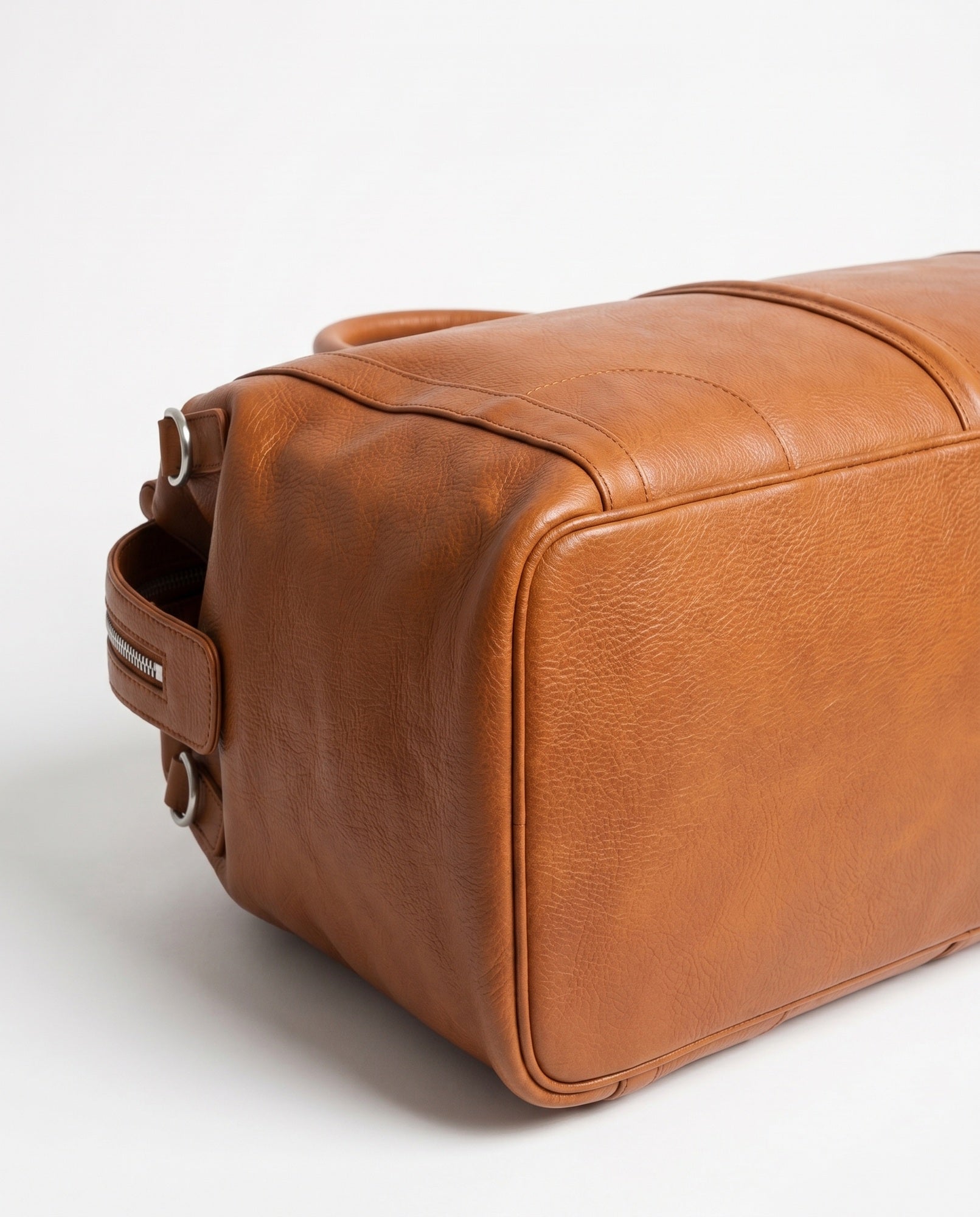 Vintage Leder-Arztkoffer für Herren – Tan Cognac Weekendreisetasche