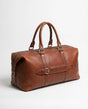 Premium Leder-Wochenendtasche für Herren – Cognac Klassische Duffeltasche
